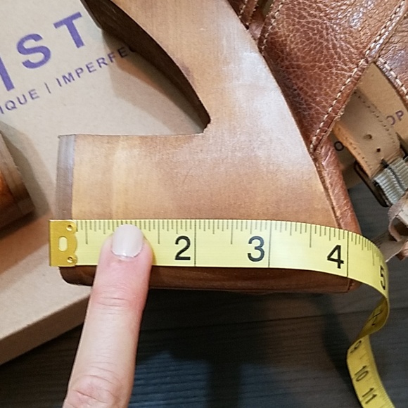 Bed Stu Fontella Tan Rustic Platform Sandals - Picture 4 of 8